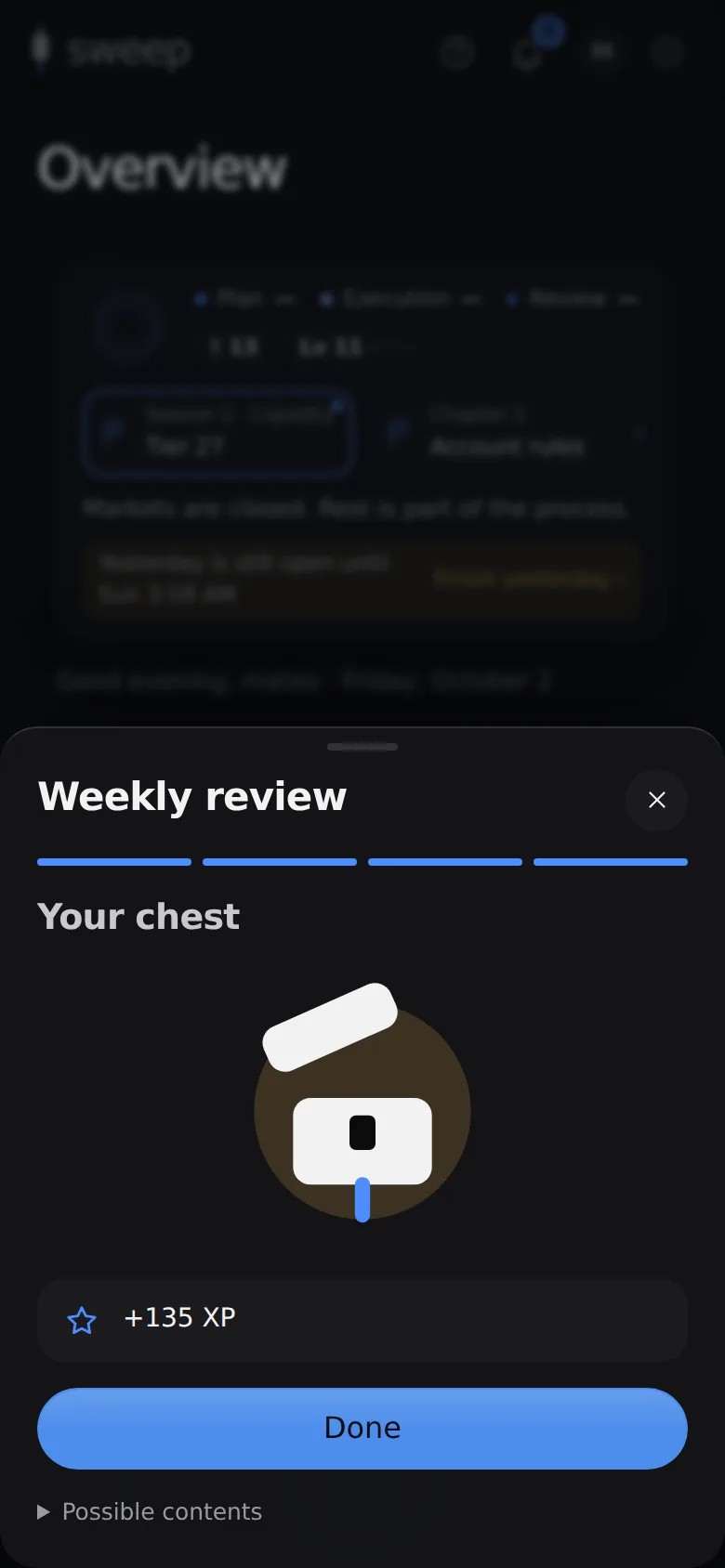 A chest every Friday