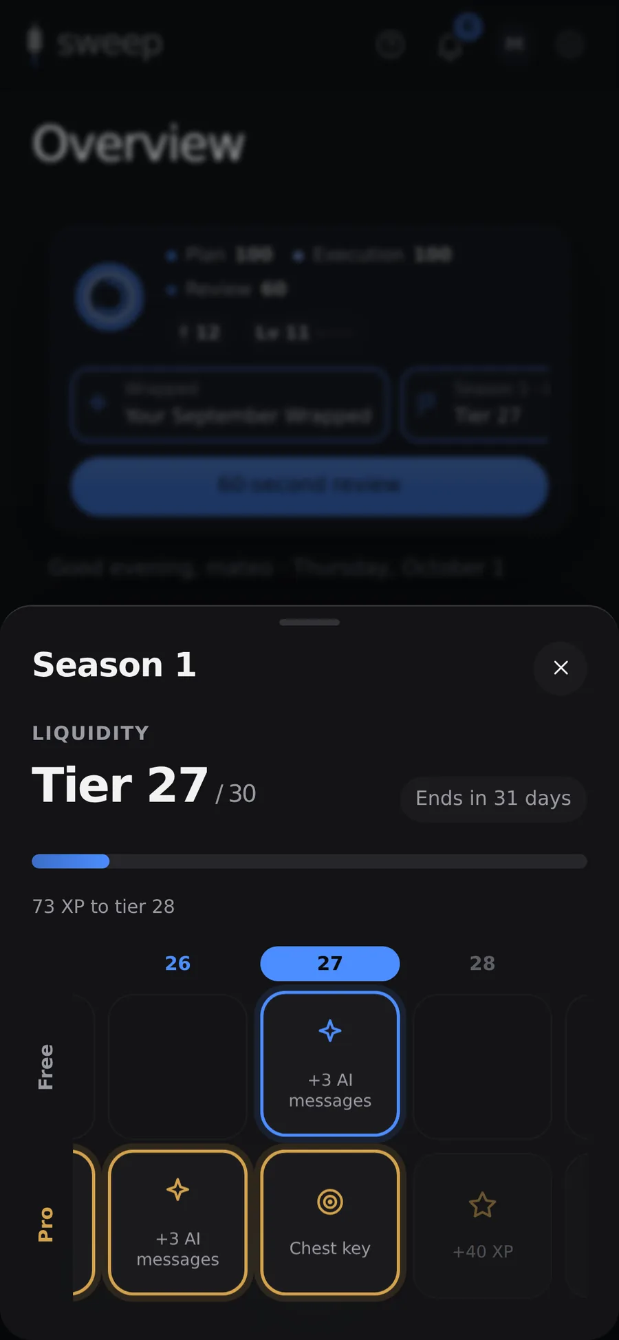 A new season every month