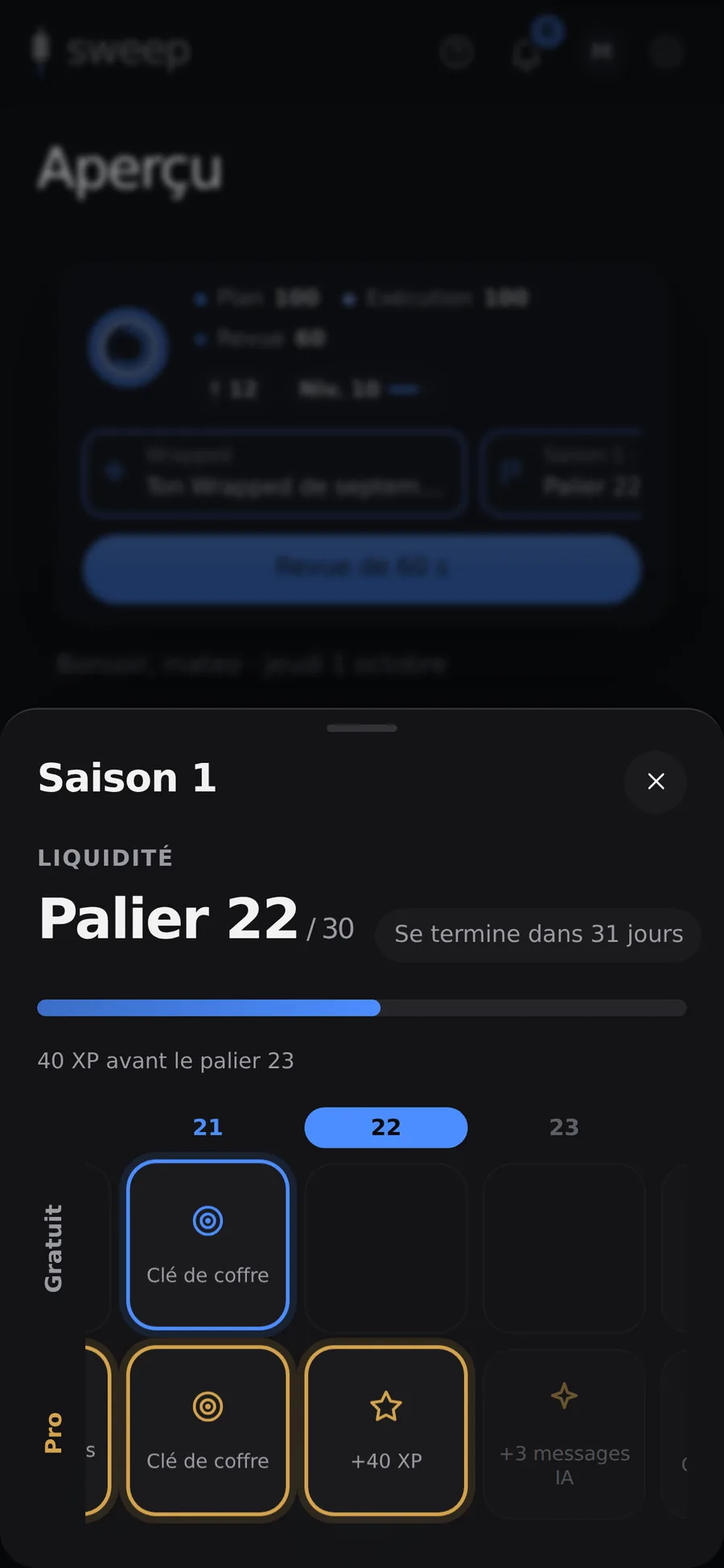 Une nouvelle saison chaque mois